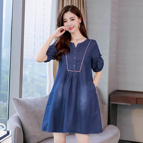 ĐẦM JEAN FORM RỘNG